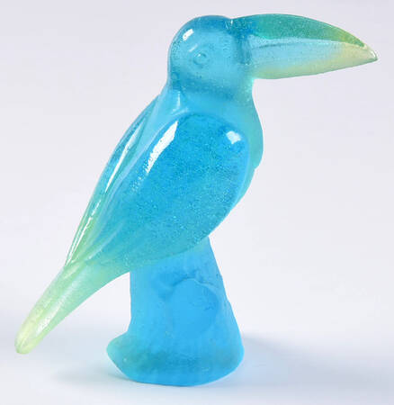 Daum Figurines Toucan-Blue - No Box