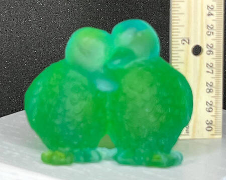 Daum Figurines Ducklings-Turquoise - No Box