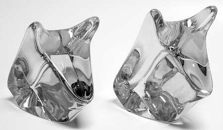 Daum Figurines Bull Bookends - No Box