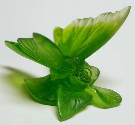 Daum Figurines Butterfly-Green  - Boxed