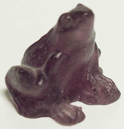 Daum Figurines Frog-Purple - Boxed