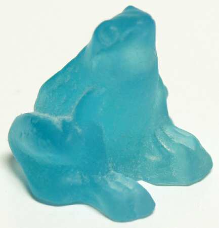 Daum Figurines Frog-Turquoise - Boxed