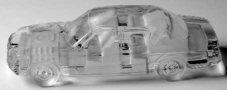 Daum Figurines Mercedes Benz 500 Sel - No Box