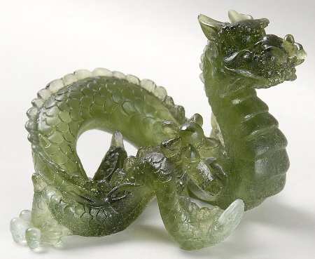 Daum Figurines Chinese Dragon-Green - Boxed
