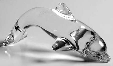 Daum Figurines Dolphin - No Box