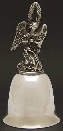 Danbury Mint Christmas Bell Praying Angel - Boxed