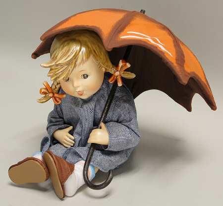 Hummel Doll-Danbury Mint Umbrella Girl - Boxed