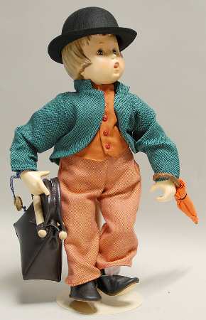 Hummel Doll-Danbury Mint Merry Wanderer - Boxed
