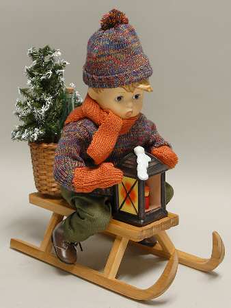 Hummel Doll-Danbury Mint Ride Into Christmas - Boxed