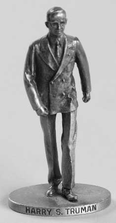 Presidents-Miniature Pewter Harry S Truman - No Box