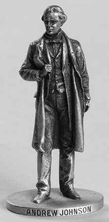 Presidents-Miniature Pewter Andrew Johnson - No Box