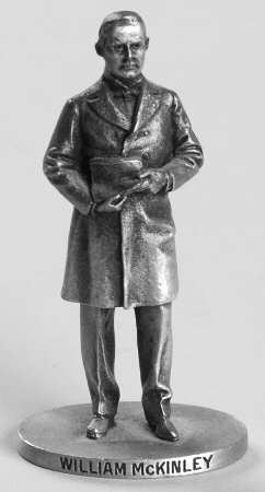 Presidents-Miniature Pewter William McKinley - No Box