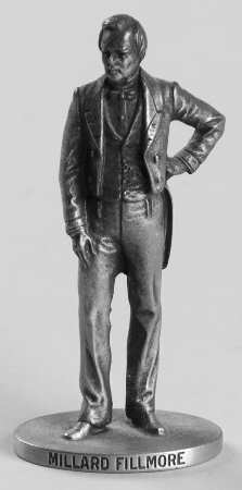 Presidents-Miniature Pewter Millard Fillmore - No Box
