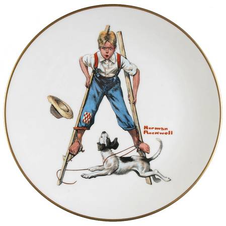 Saturday Evening Post Classics Boy On Stilts - No Box