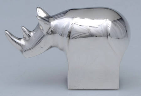 Animal Figurine-Miniature Rhinoceros - No Box