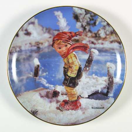 Hummel Calendar Plate by Danbury Mint