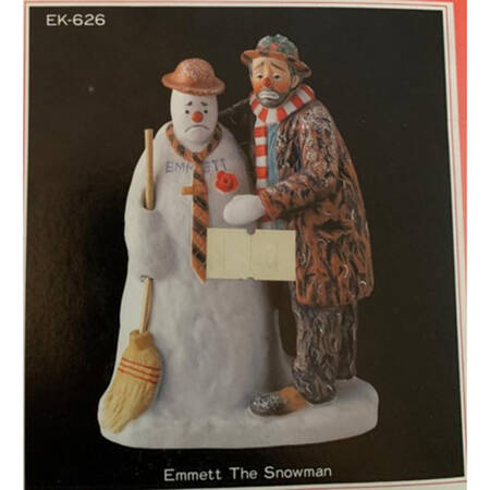 Emmett Kelly Clowns Emmett The Snowman - No Box 42