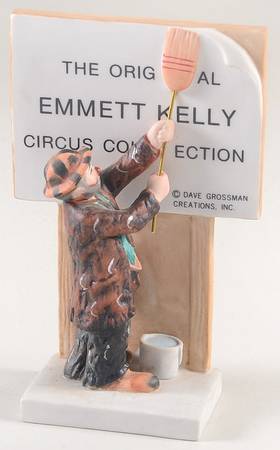 Emmett Kelly Clowns Emmett Kelly Circus Coll Sign - Boxed