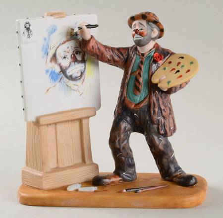 Emmett Kelly Clowns Self Portrait - No Box
