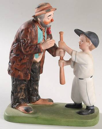 Emmett Kelly Clowns Choosing Sides - Boxed