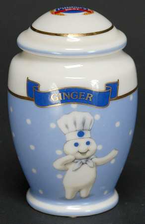 Pillsbury Doughboy-Spice Jar Collection Ginger - Spice Jar Set-Ind Jar-Motif 13