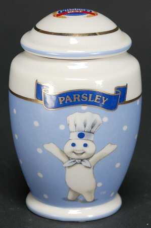 Pillsbury Doughboy-Spice Jar Collection Parsley - Spice Jar Set-Ind Jar-Motif 19