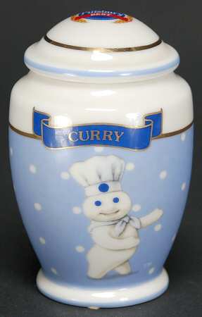Pillsbury Doughboy-Spice Jar Collection Curry - Spice Jar Set-Ind Jar-Motif 10