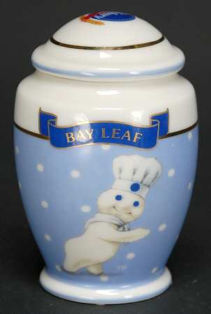Pillsbury Doughboy-Spice Jar Collection Bay Leaf - Spice Jar Set-Ind Jar-Motif 2