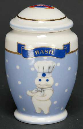 Pillsbury Doughboy-Spice Jar Collection Basil - Spice Jar Set-Ind Jar-Motif 3