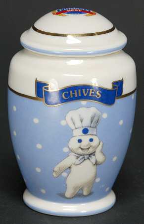 Pillsbury Doughboy-Spice Jar Collection Chives - Spice Jar Set-Ind Jar-Motif 5