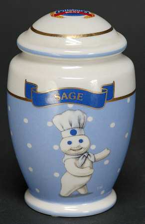 Pillsbury Doughboy-Spice Jar Collection Sage - Spice Jar Set-Ind Jar-Motif 21