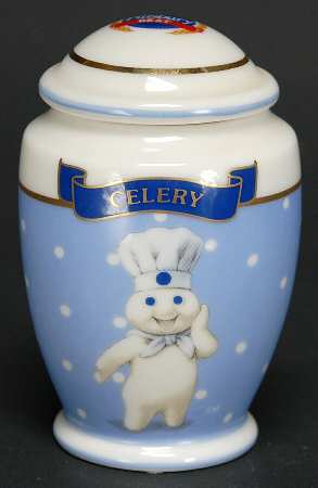 Pillsbury Doughboy-Spice Jar Collection Celery - Spice Jar Set-Ind Jar-Motif 4