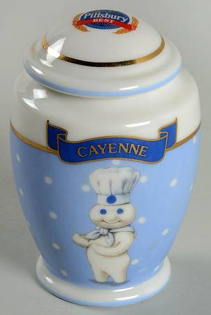 Pillsbury Doughboy-Spice Jar Collection Cayenne - Spice Jar Set-Ind Jar-Motif 24