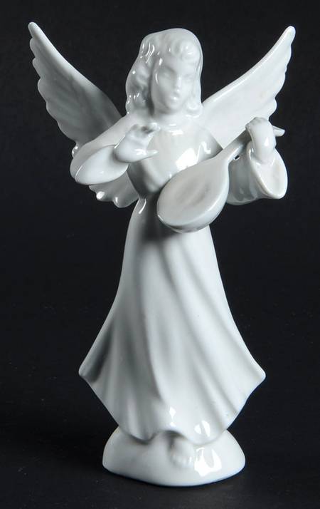 Angel Musicians Angel With Mandolin-Small - No Box