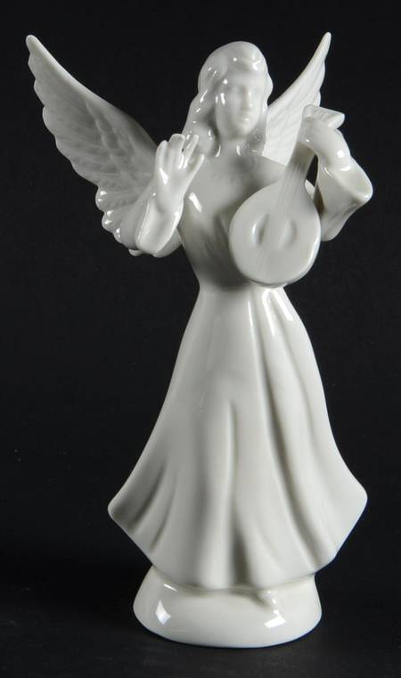 Angel Musicians Angel With Mandolin-Var 3 - No Box