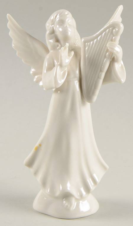 Angel Musicians Angel With Harp - No Box