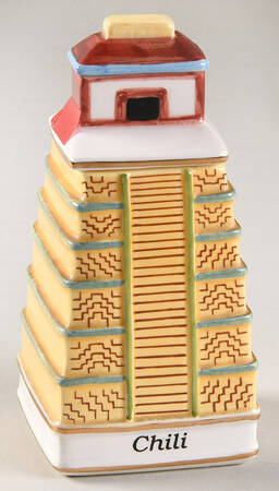 Spices of The World Chili-Mexican Mayan Pyramid - Spice Jar Set-Ind Jar-Motif 4