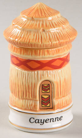 Spices of The World Cayenne-African Hut - Spice Jar Set-Ind Jar-Motif 3