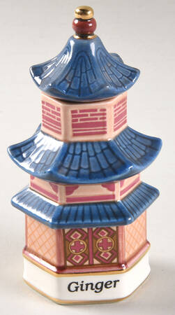 Spices of The World Ginger-Chinese Pavilion - Spice Jar Set-Ind Jar-Motif 12