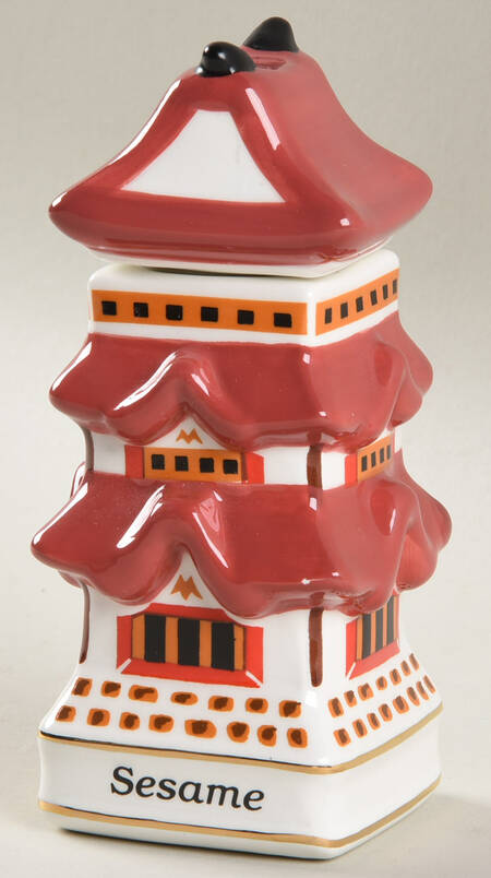 Spices of The World Sesame-Japanese Pagoda - Spice Jar Set-Ind Jar-Motif 22