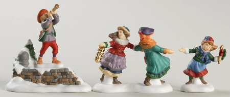 Twelve Days of Dickens Village Nine Ladies Dancing-Set Of 3 - No Box