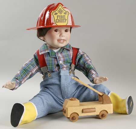 Boys and Toys David W/ Fire Truck - Boxed