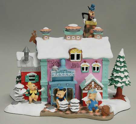 Disney Winter Wonderland Three Little Pigs Bakery - Boxed