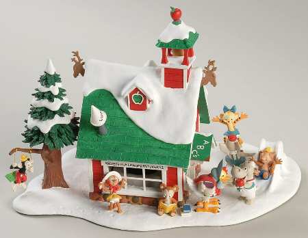 Disney Winter Wonderland Little Red Schoolhouse - No Box
