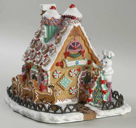 Pillsbury Christmas Village Poppin Fresh - Boxed