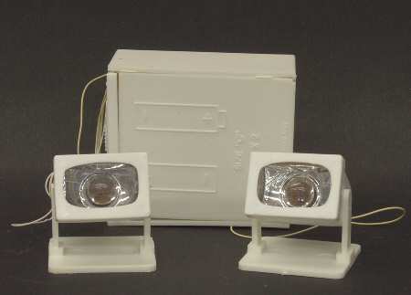 General Village Electrical Spotlight-White - Boxed