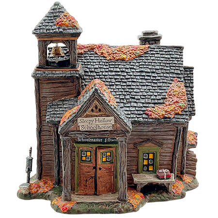 Sleepy Hollow-Snow Village Halloween Sleepy Hollow School House - No Box