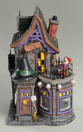Snow Village Halloween Be Witching Costume Shop - Boxed