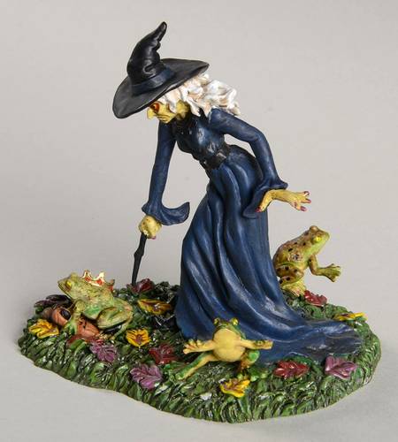 Witch Hollow-Snow Village Halloween Another Prince Croaks - No Box