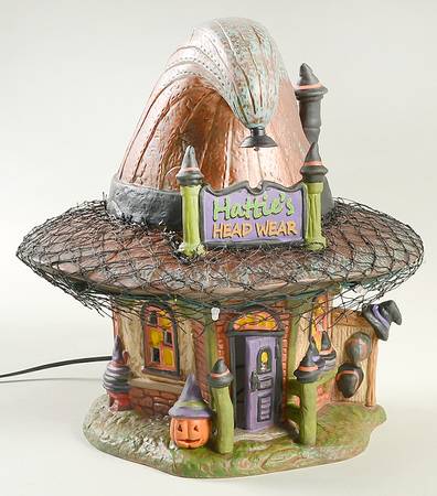 Witch Hollow-Snow Village Halloween Hattie's Hat Shop - Boxed